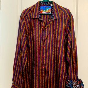 Robert Graham XXL multi-color dress shirt
